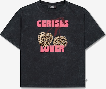 Le Temps Des Cerises Shirt 'SPIKY' in Schwarz: Vorderseite
