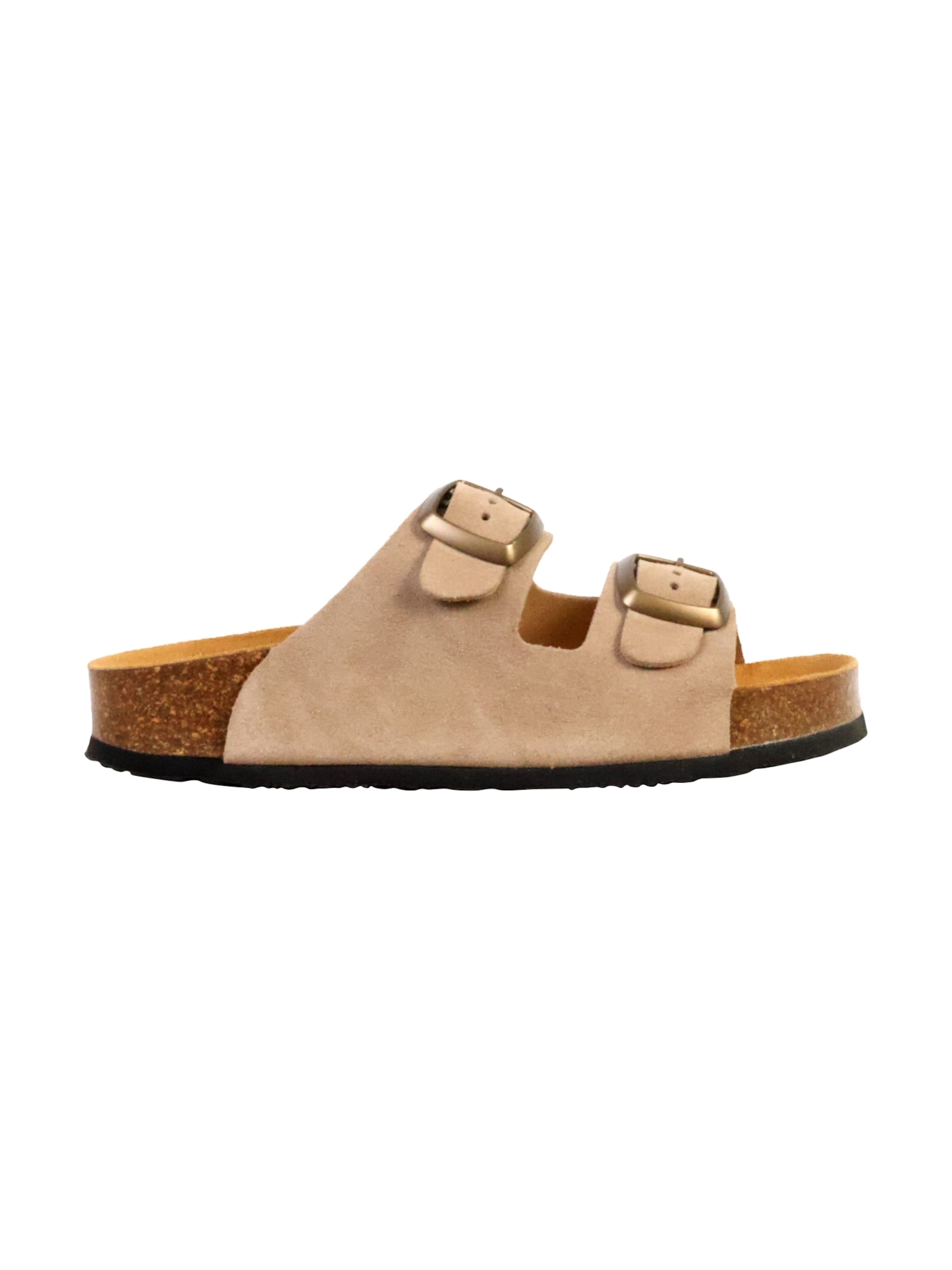Mule Plakton en beige : devant