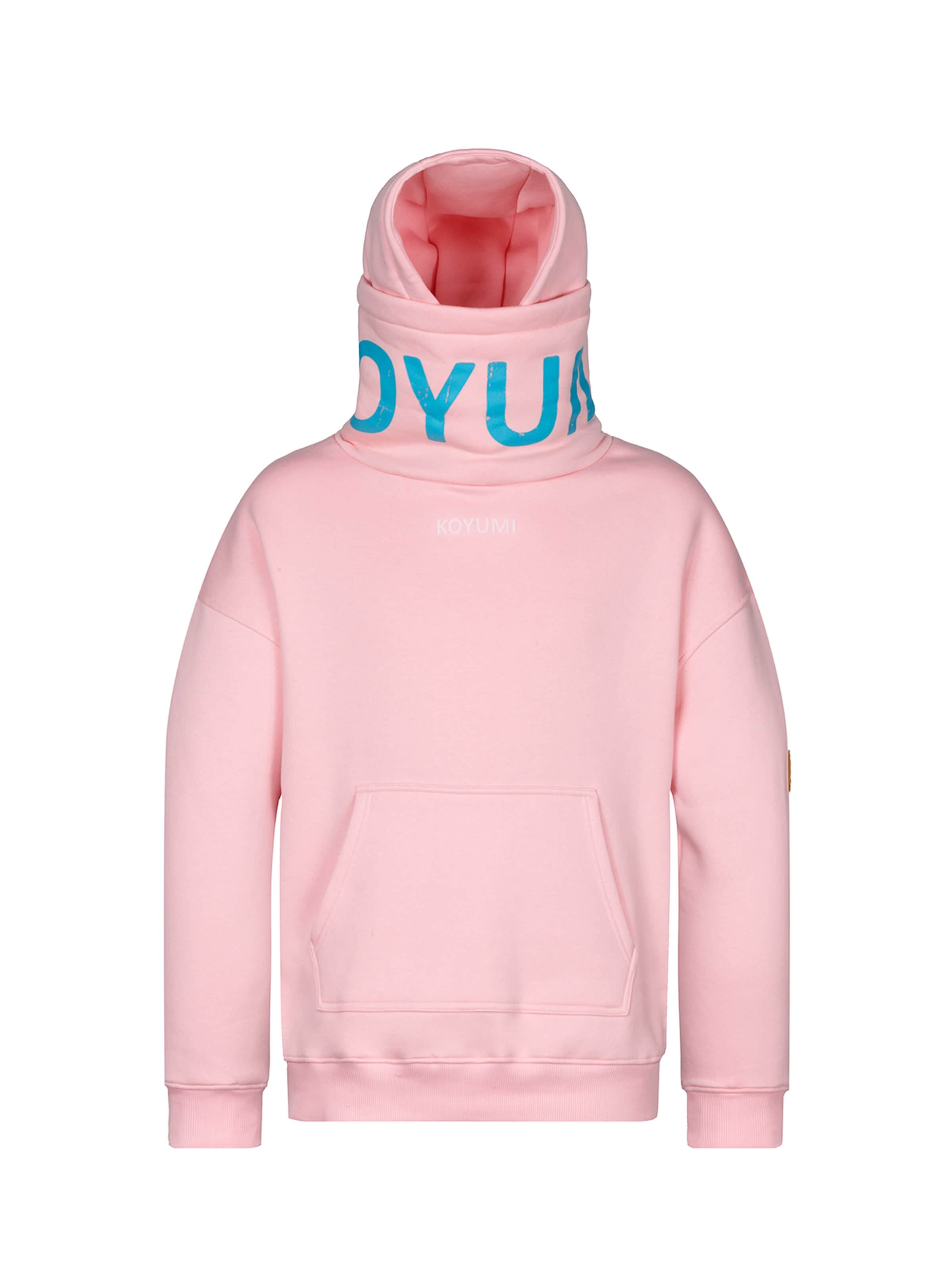 Koyumi Sweatshirt 'Break Your Neck' in Pink: front