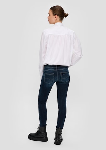 QS Skinny Jeans in Blau