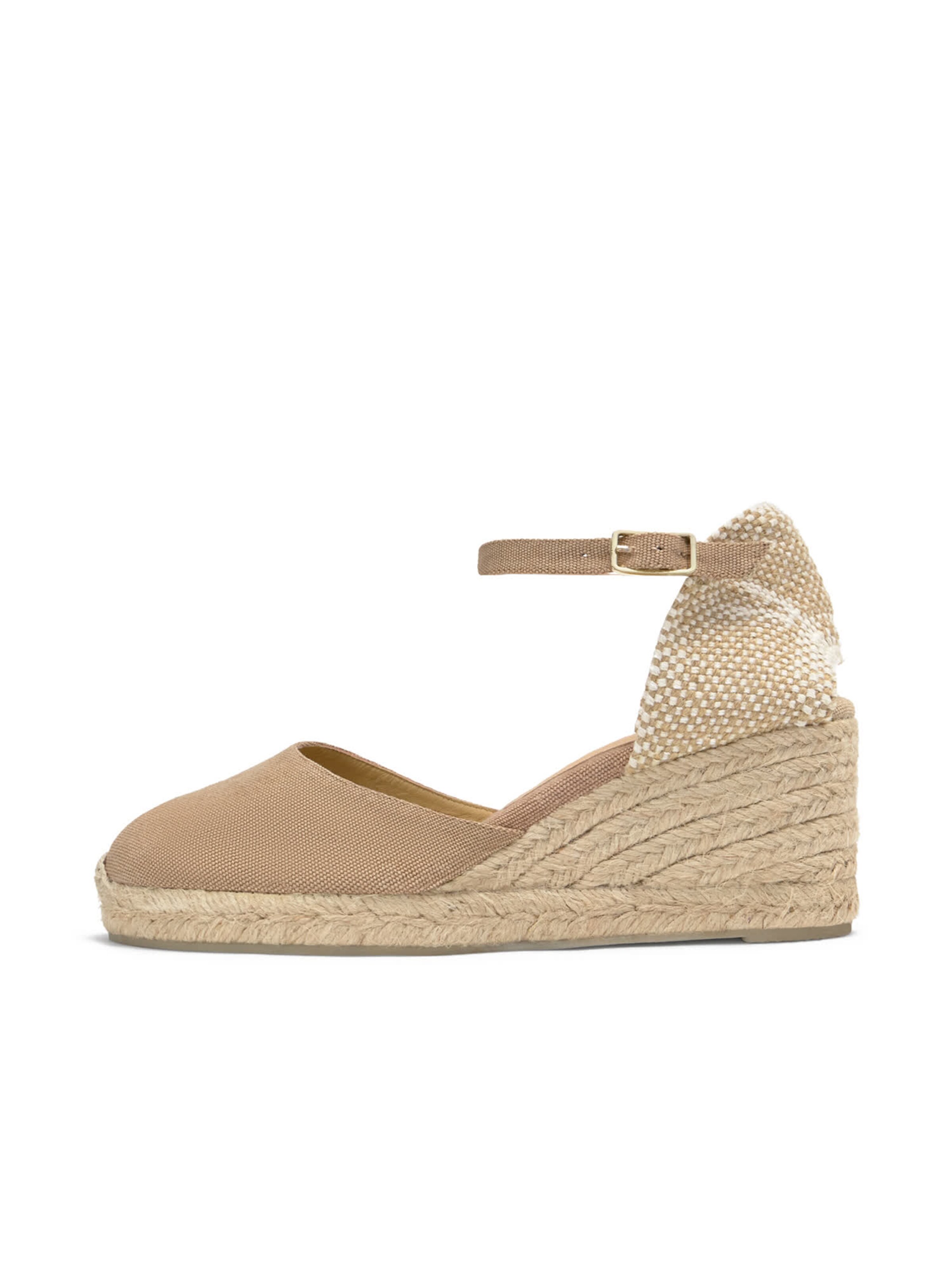 Espadrile 'Carol' de la Castañer pe bej: față