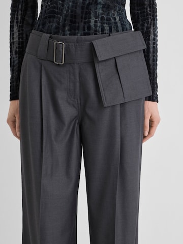 Wide Leg Pantalon ROUGE EDIT en gris