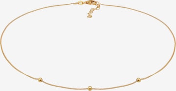 ELLI Ketting 'Choker, Kugel' in Goud: voorkant