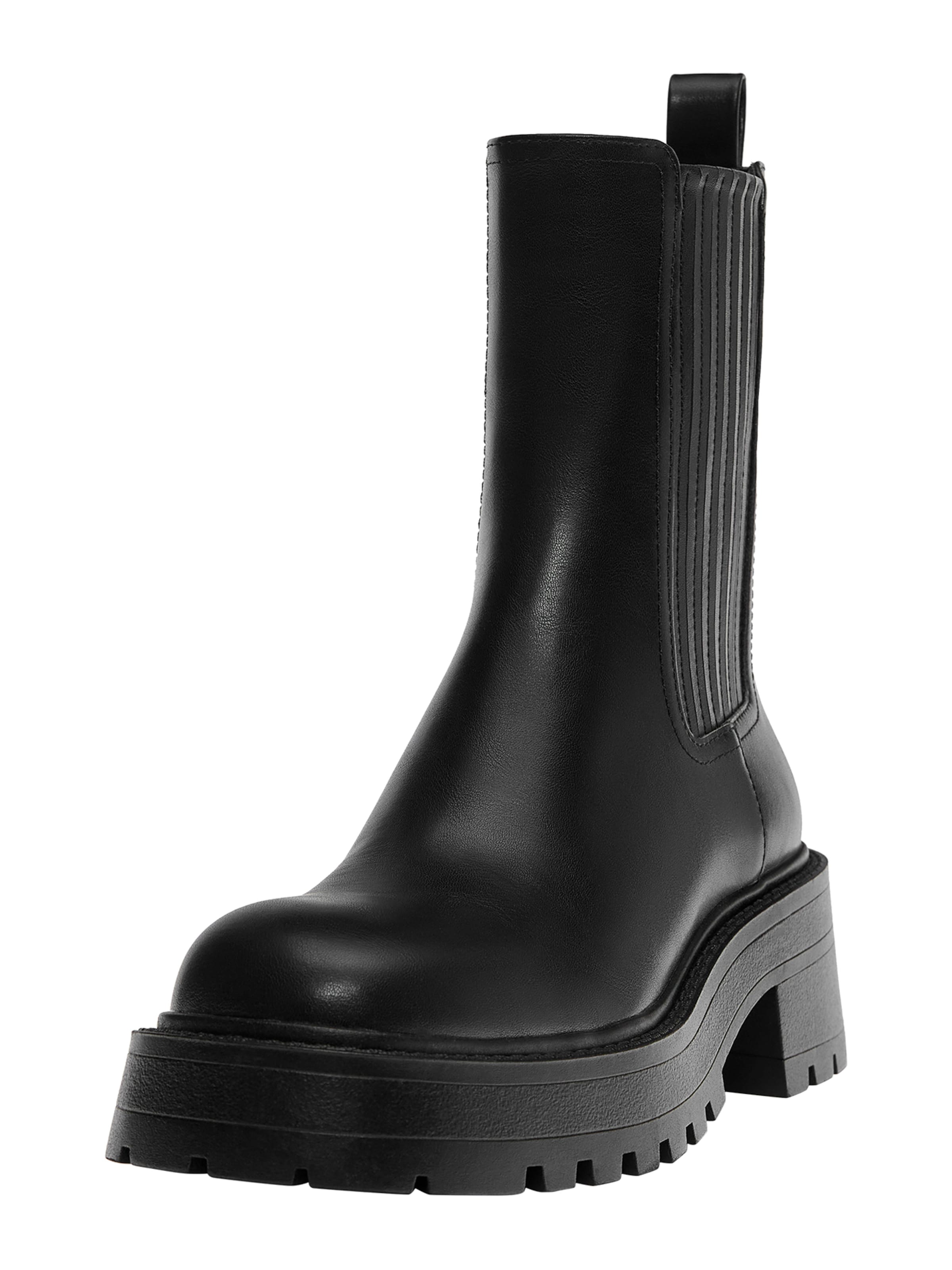 Pull&Bear Chelsea čižmy - Čierna: predná strana