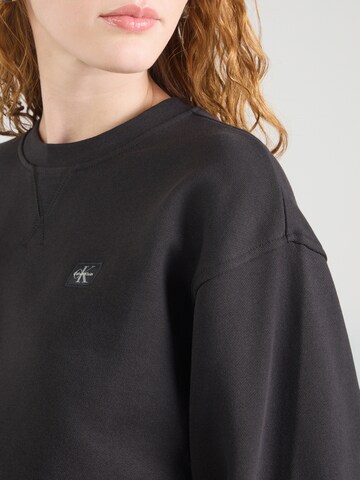 Calvin Klein Jeans Mikina – černá
