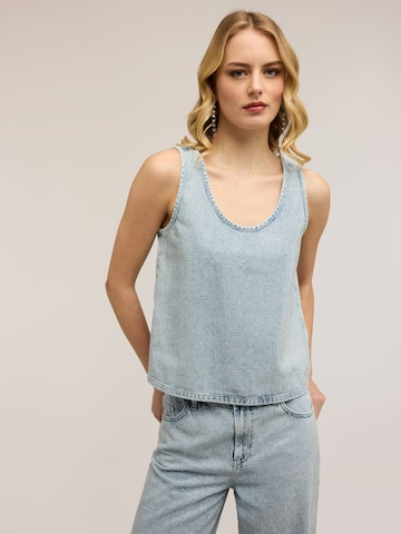 MOTIVI Top in Blue: front