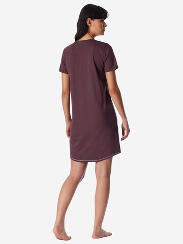 Chemise de nuit ' Casual Essentials ' SCHIESSER en marron