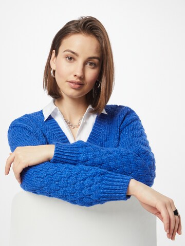 Monki Knit Cardigan in Blue