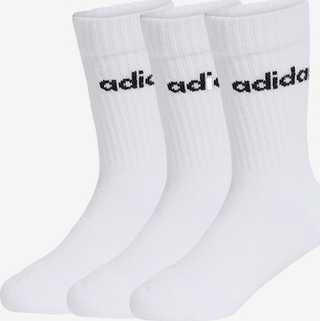 ADIDAS PERFORMANCE Sports socks in White: front
