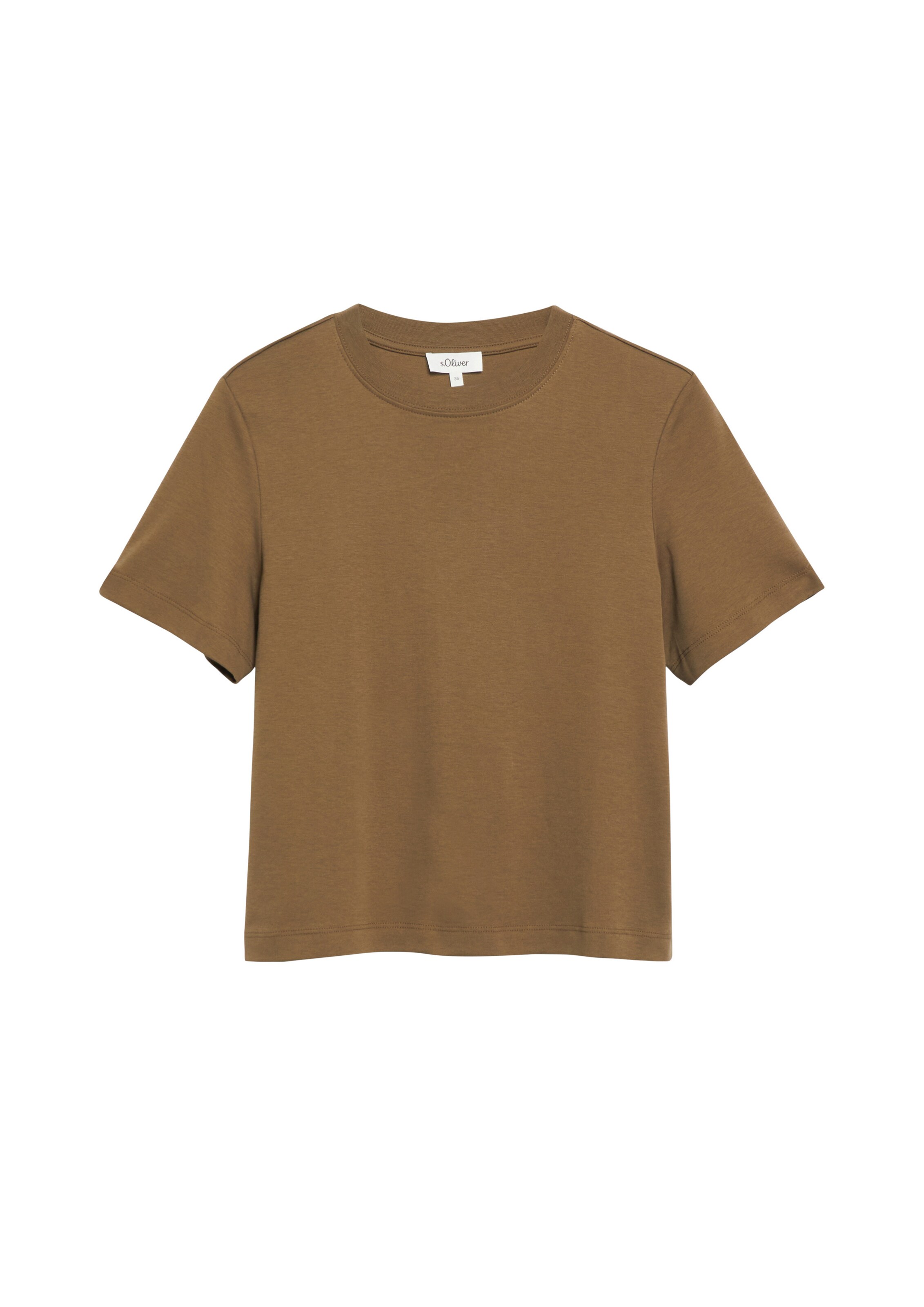 s.Oliver Shirt in Braun: Vorderseite