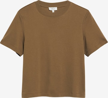 s.Oliver Shirt in Braun: Vorderseite