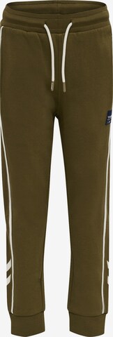 Hummel Regular Pants in Green: front