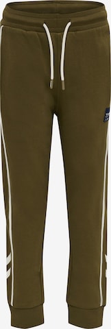 Regular Pantalon Hummel en vert : devant