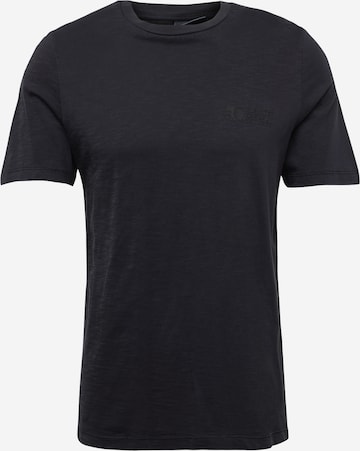 s.Oliver T-shirt i svart: framsida
