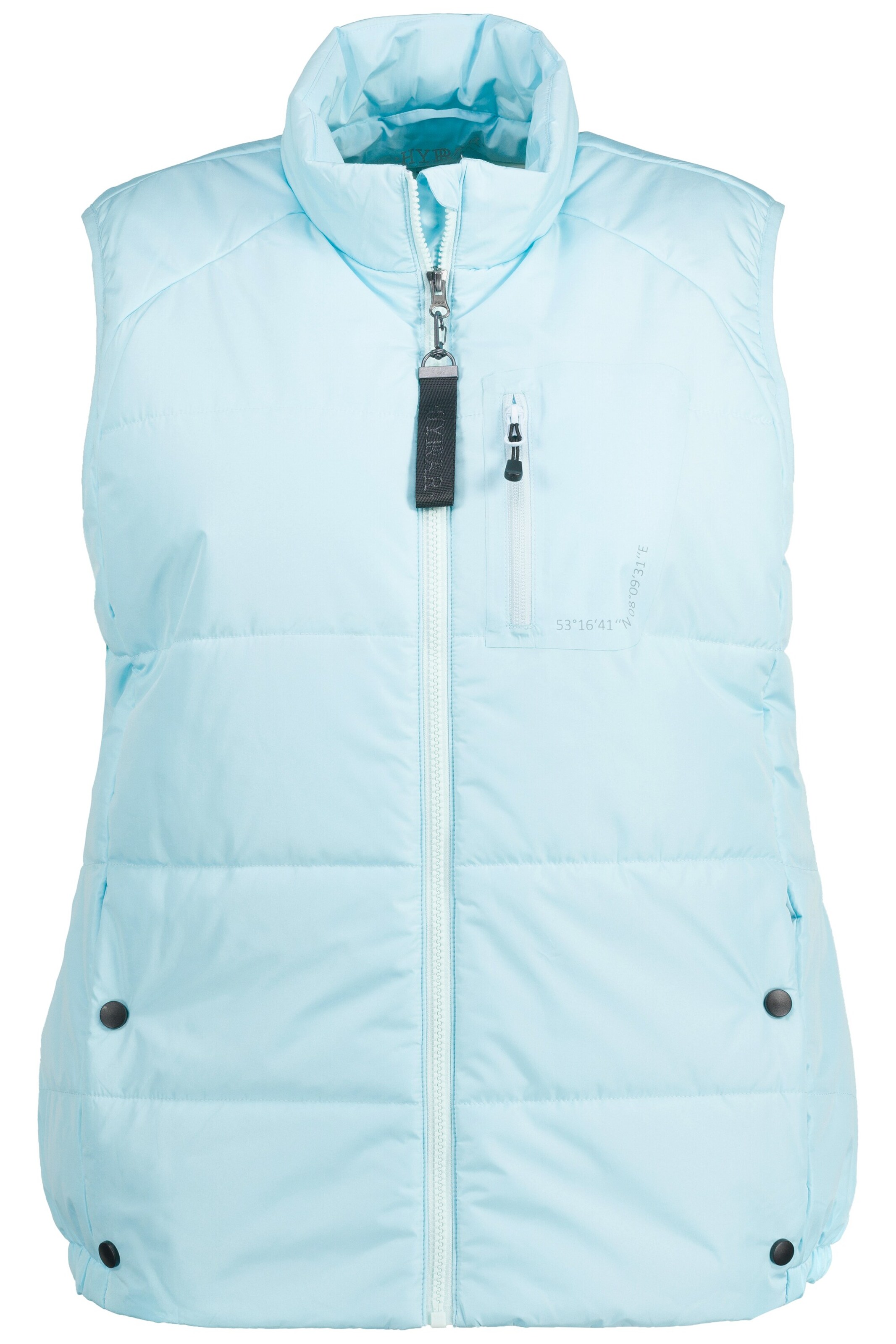 Ulla Popken Bodywarmer in Blauw: voorkant
