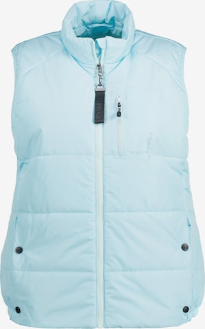 Gilet Ulla Popken en bleu : devant