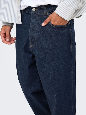 Only & Sons Loosefit Jeans 'ONSFade' in Blauw