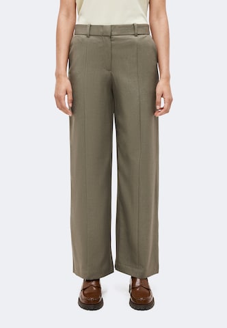 ONLY - Pierna ancha Pantalón 'ONLLINDA' en marrón: frente