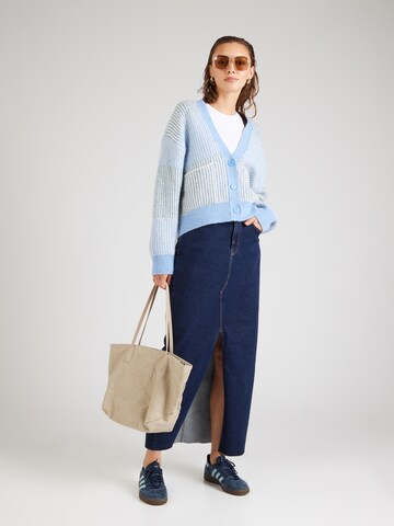 PIECES Skirt 'Jessie' in Blue