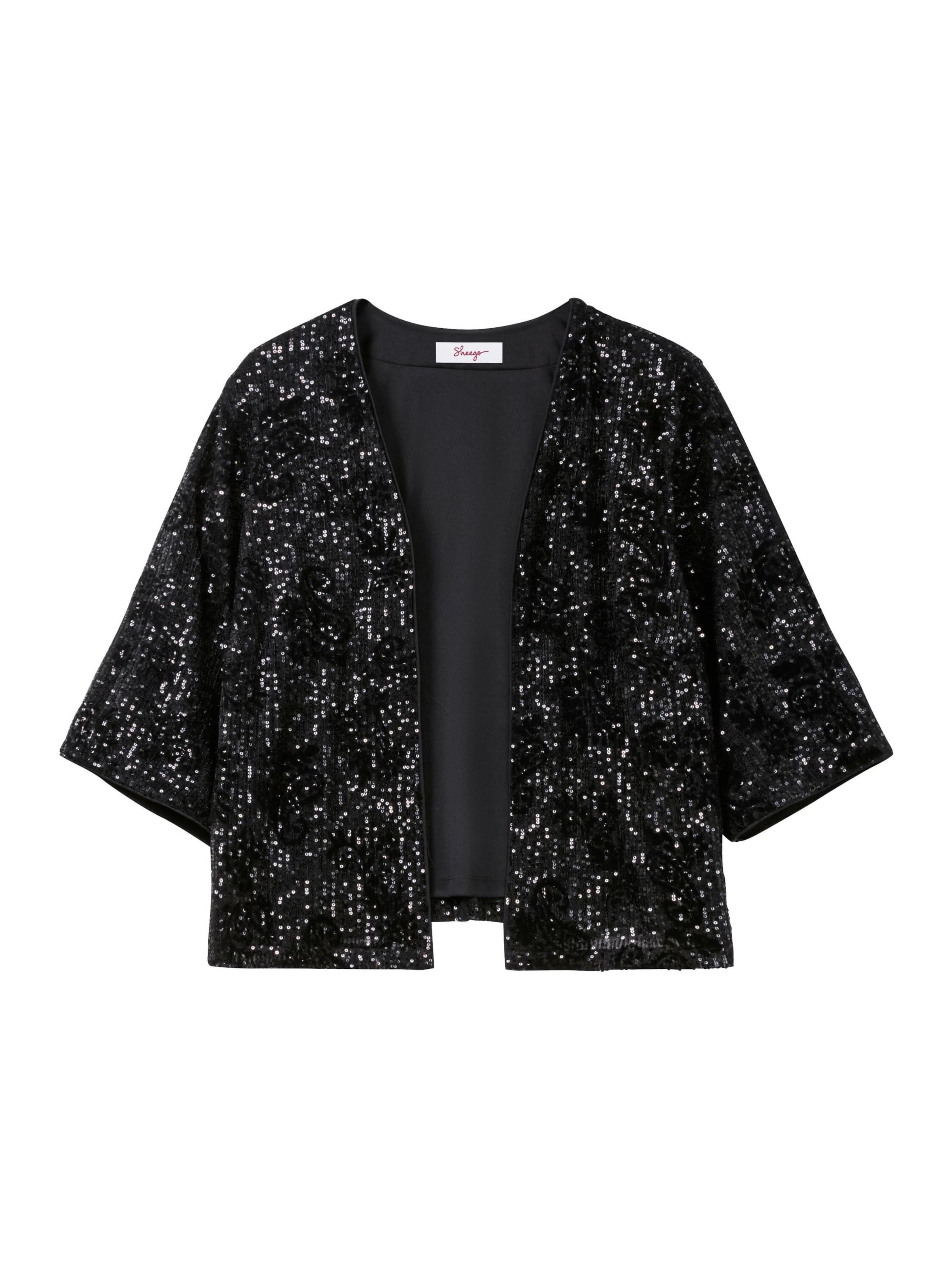 SHEEGO Välikausitakki värissä musta: etupuoli