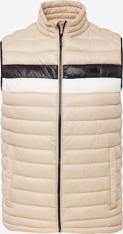 Karl Lagerfeld Vest in Beige: front