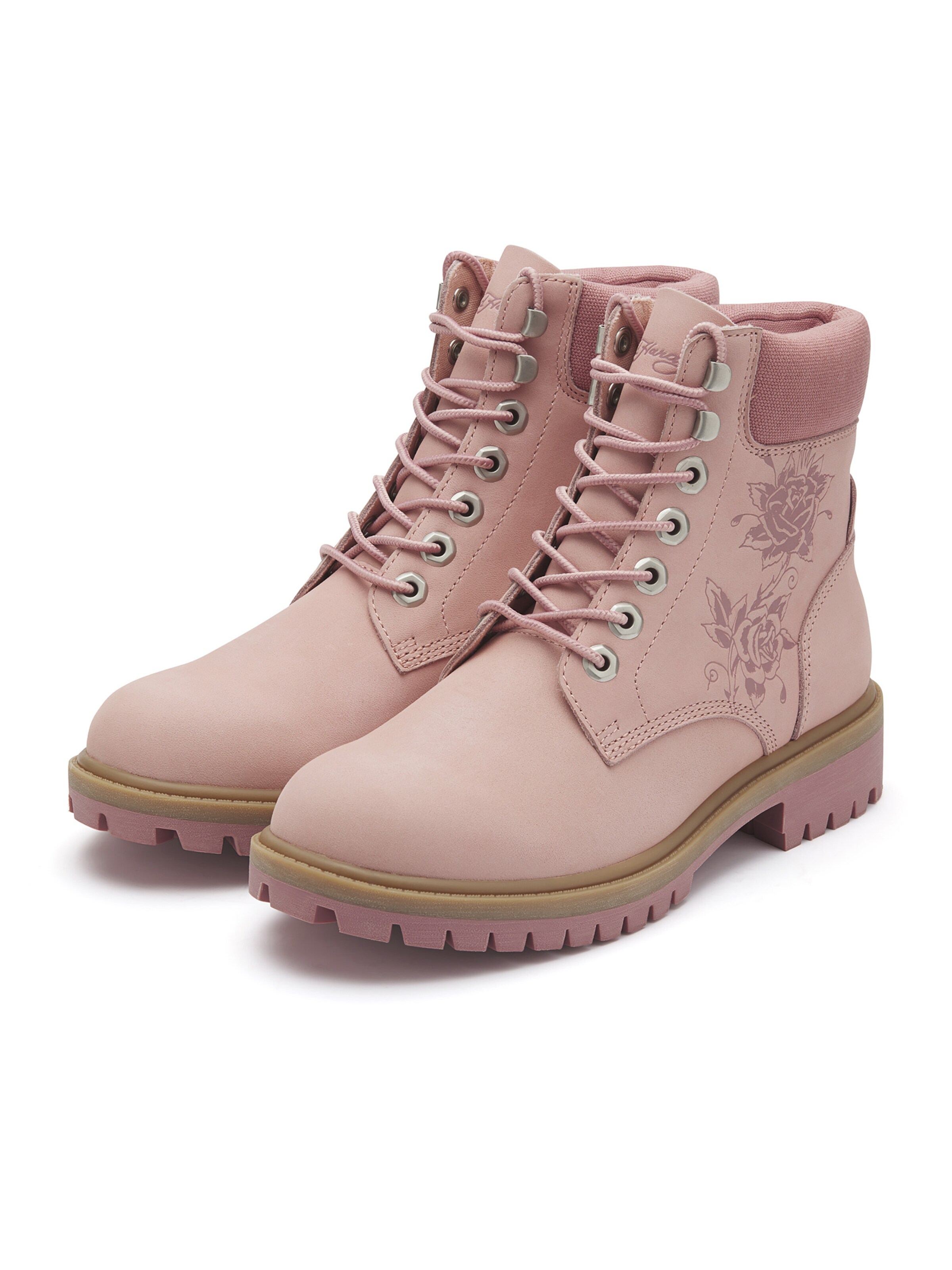 Boots Ed Hardy en rose