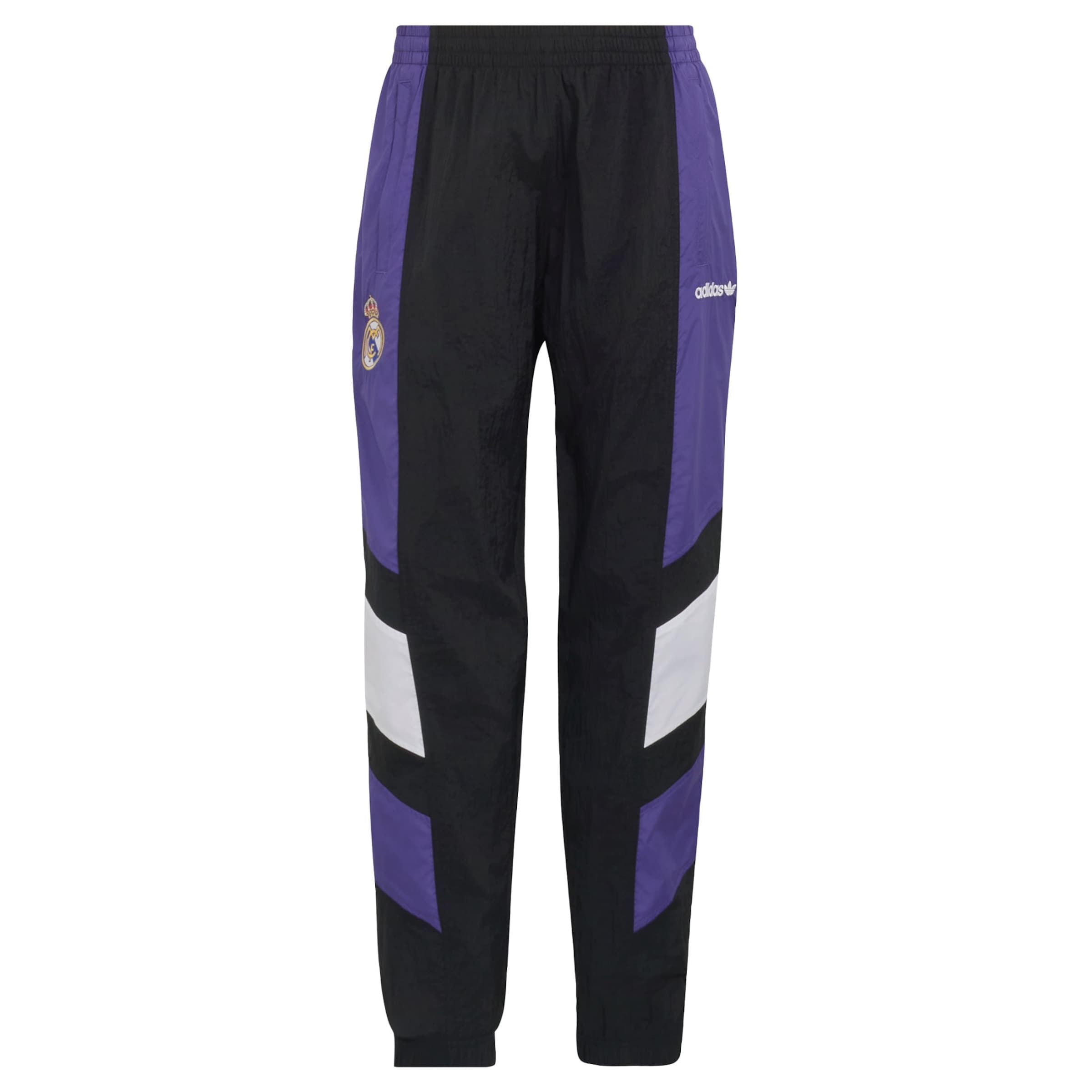 ADIDAS PERFORMANCE Calças de desporto 'Real Madrid EQT' em XXS-XS/regular em amarelo / roxo / preto / branco, Vista do artigo