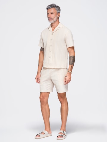 Ombre Regular fit Overhemd in Beige