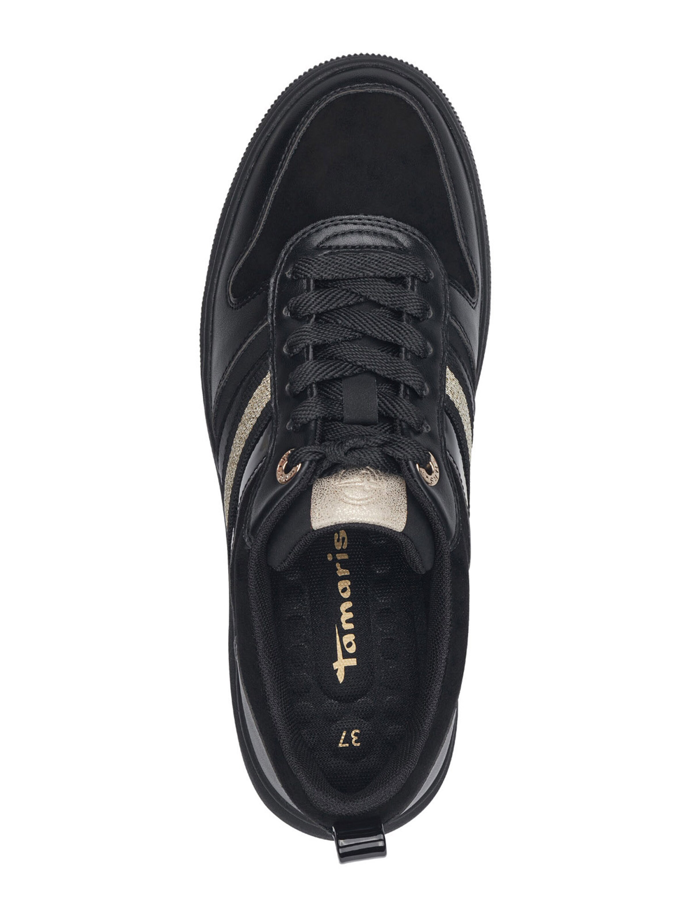 Sneaker low de la Tamaris pe negru