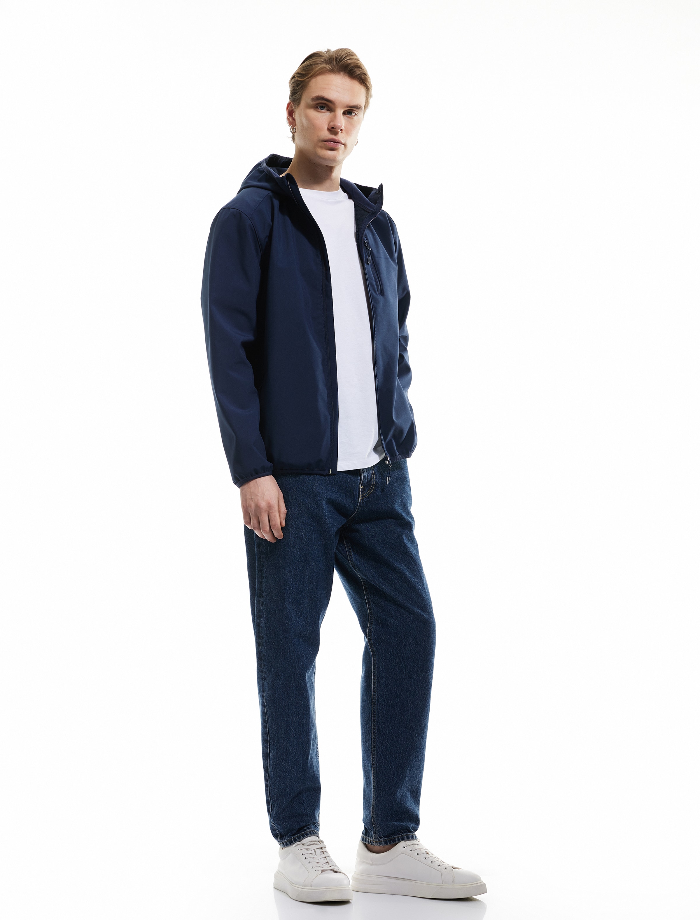 Koton Between-Season Jacket in Blue