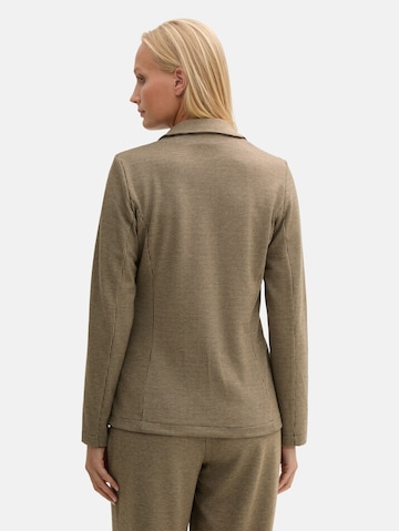 TOM TAILOR Blazer in Brown