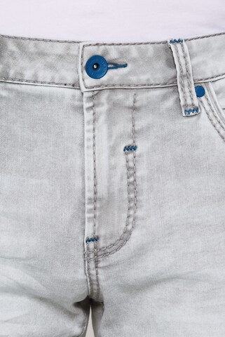 CAMP DAVID Slimfit Jeans Shorts RO:BI Slim Fit in Grau