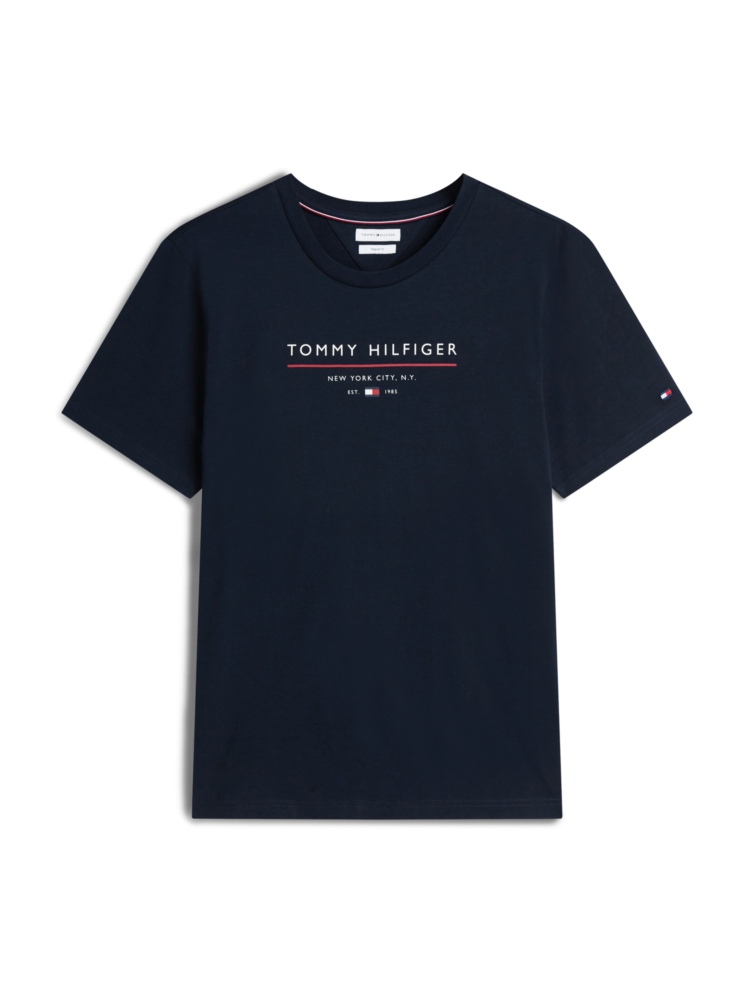TOMMY HILFIGER - Camisa em azul: frente