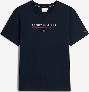 TOMMY HILFIGER - Camisa em azul: frente
