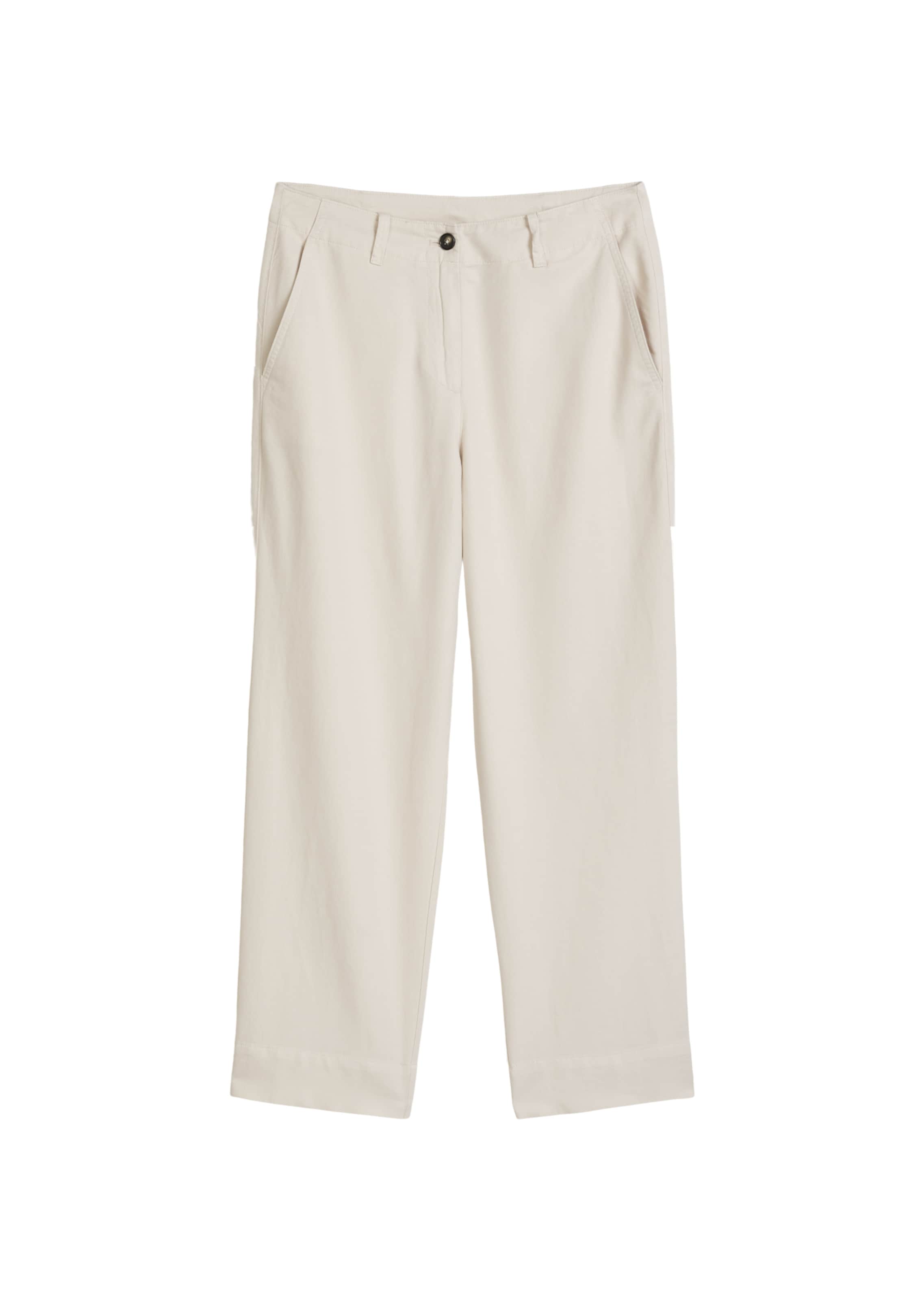Loosefit Pantalon chino 'Lande' Marc O'Polo en gris : devant