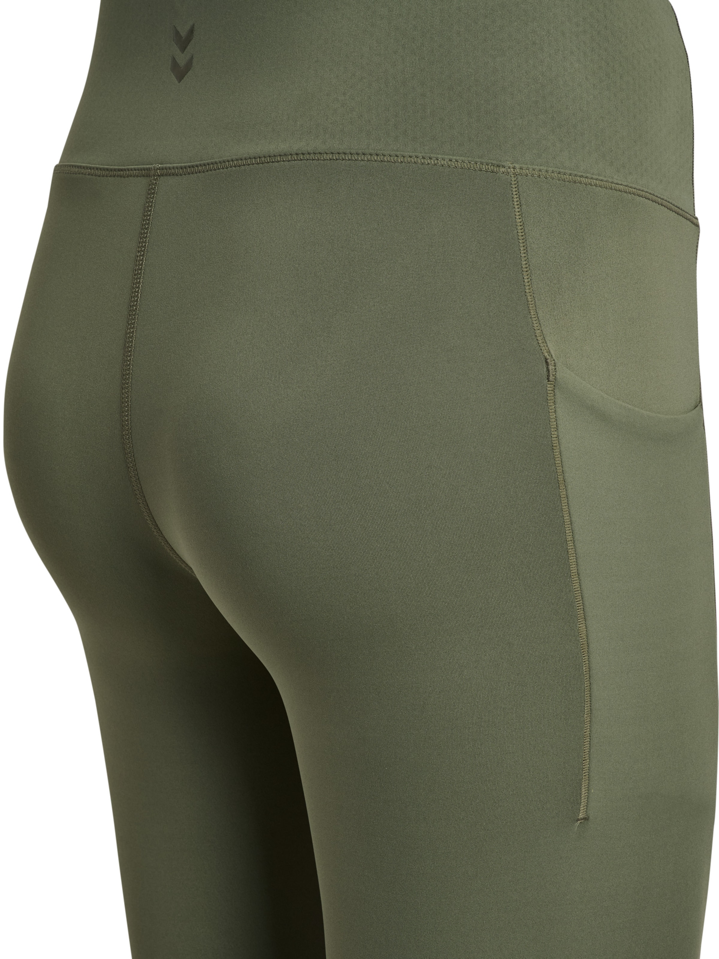 Hummel Skinny Workout Pants in Green