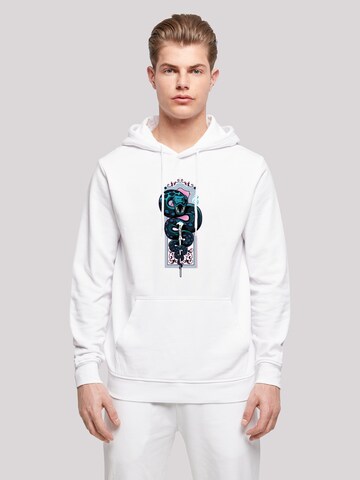 F4NT4STIC Sweatshirt 'Harry Potter Neon Nagini' in Weiß: Vorderseite