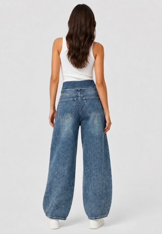 Elara Vat Jeans in Blauw
