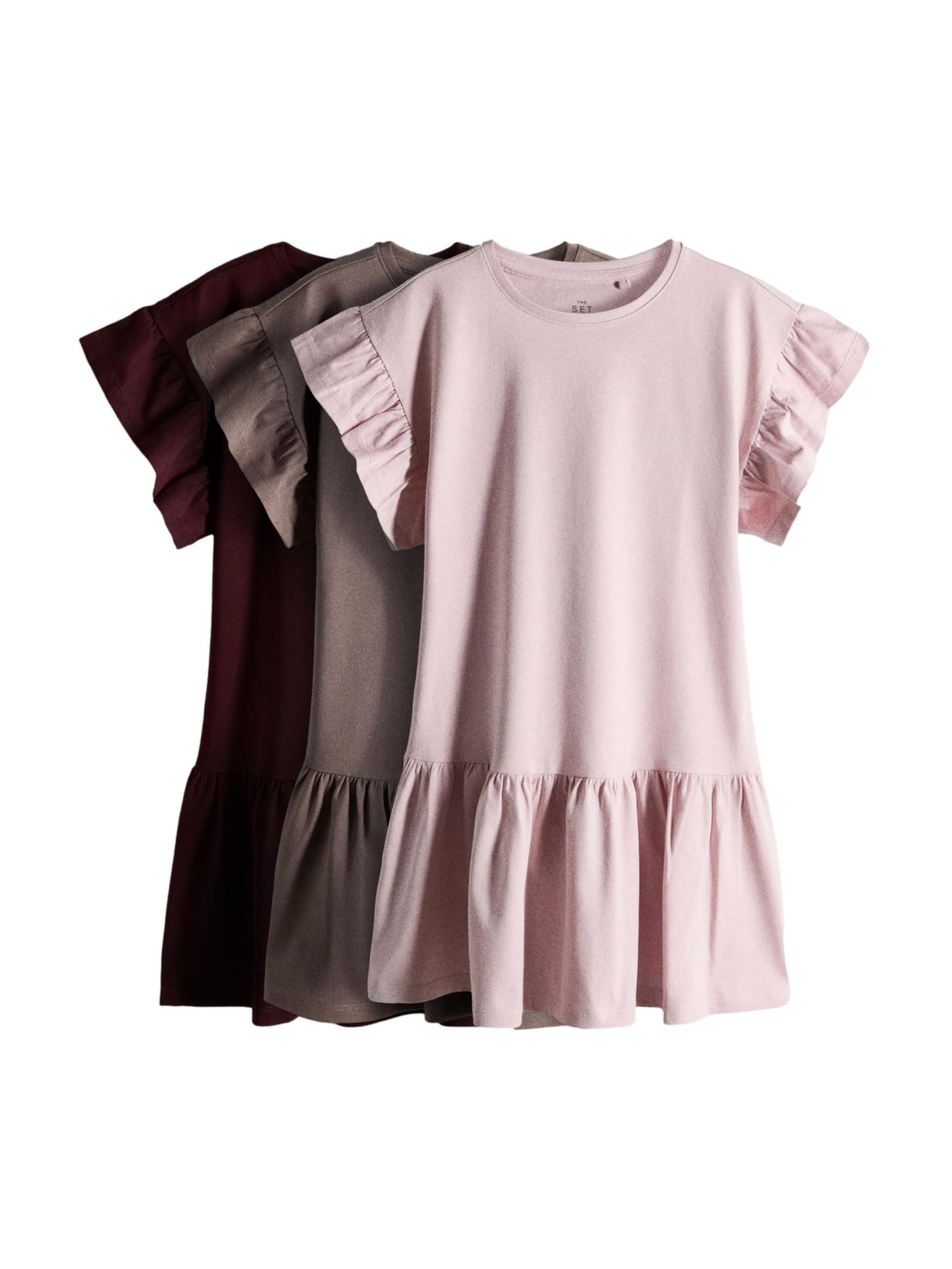 The Set Рокля в сиво: отпред