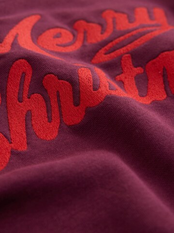 Next Sweatshirt 'Christmas' in Rot