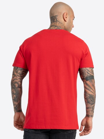 Tapout - Camisa 'Creston' em vermelho