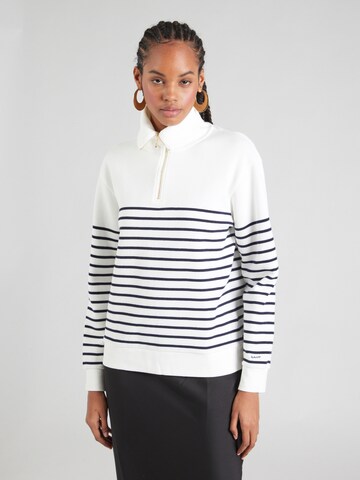 Sweat-shirt 'BRETON' GANT en blanc : devant