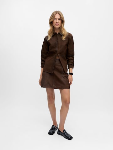 Jupe 'OBJCINNA' OBJECT en marron