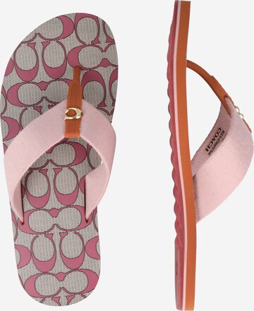 COACH Teenslipper 'Zoe' in Roze