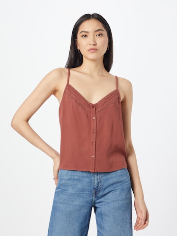 ABOUT YOU Blouse 'Leia' in Red: front