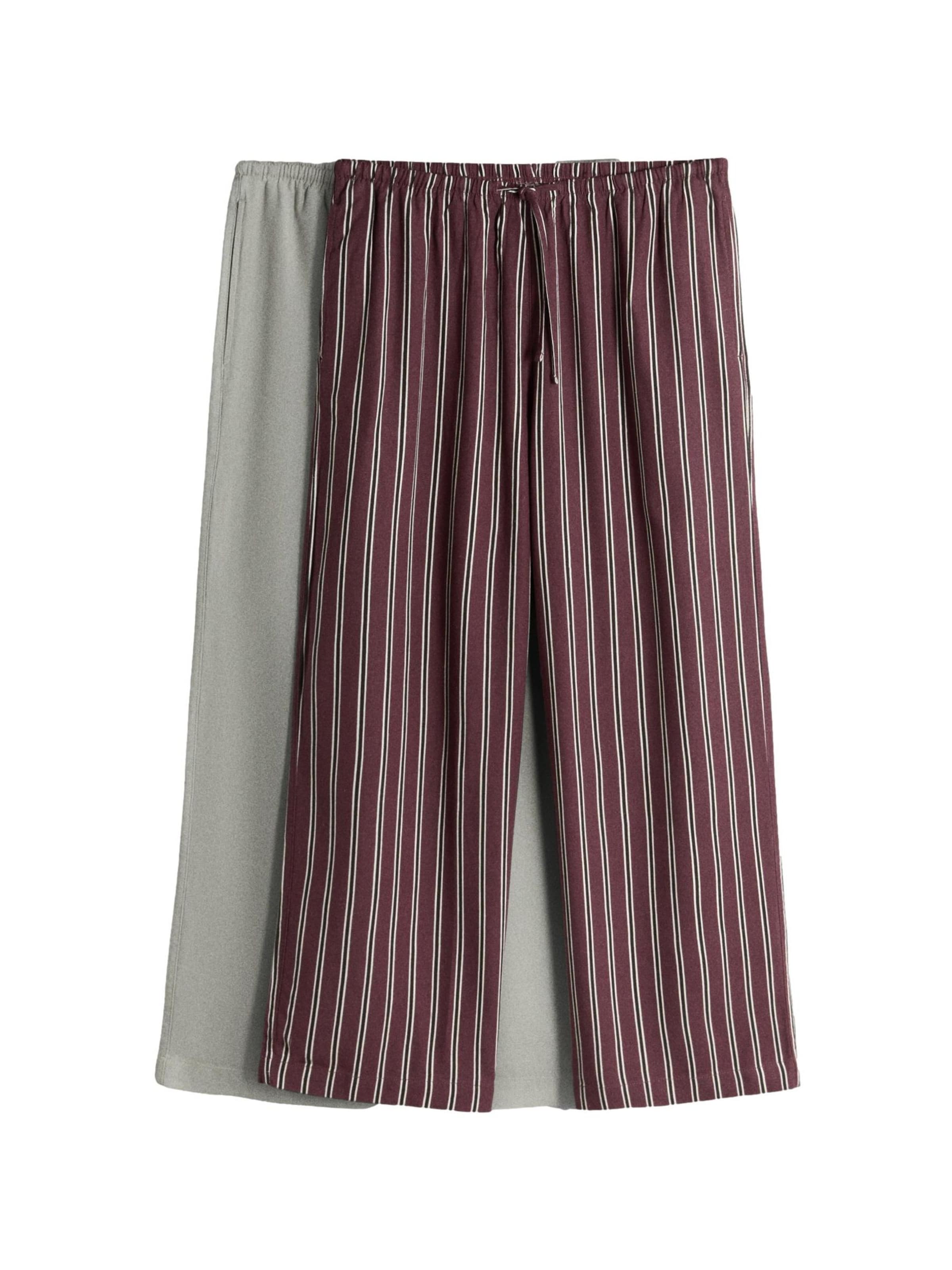 The Set Wide leg Byxa i brun: framsida