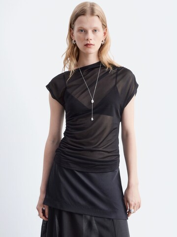 & Other Stories T-Shirt in Schwarz: Vorderseite