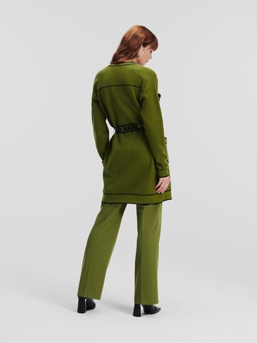 Karl Lagerfeld Плетена жилетка в зелено