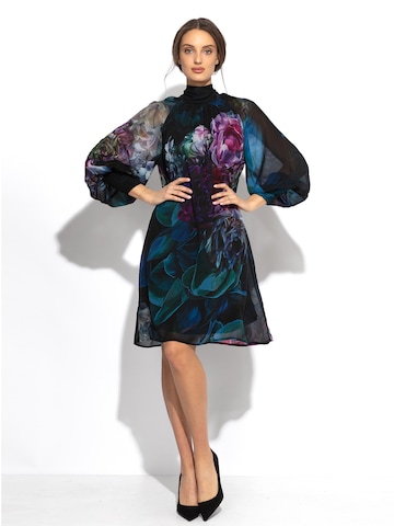 Robe 'DESIGNER - PEONIES' JIORO en mélange de couleurs