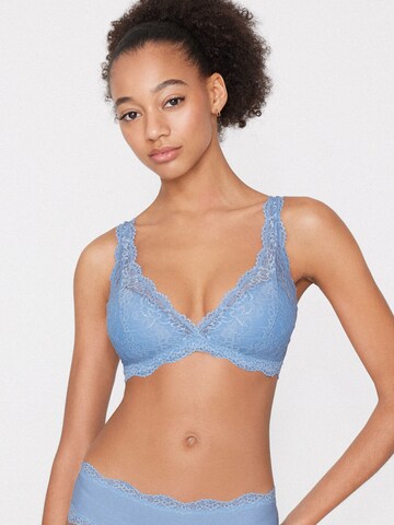Tezenis Triangle Bra 'Havana' in Blue: front